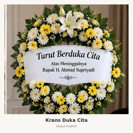 Krans Bunga Duka Langkat